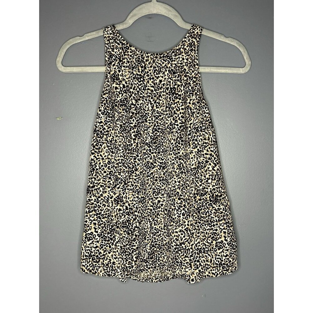 OLD NAVY Cheetah Top Blouse Women S Summer Lightweight Leopard Animal Print Tank